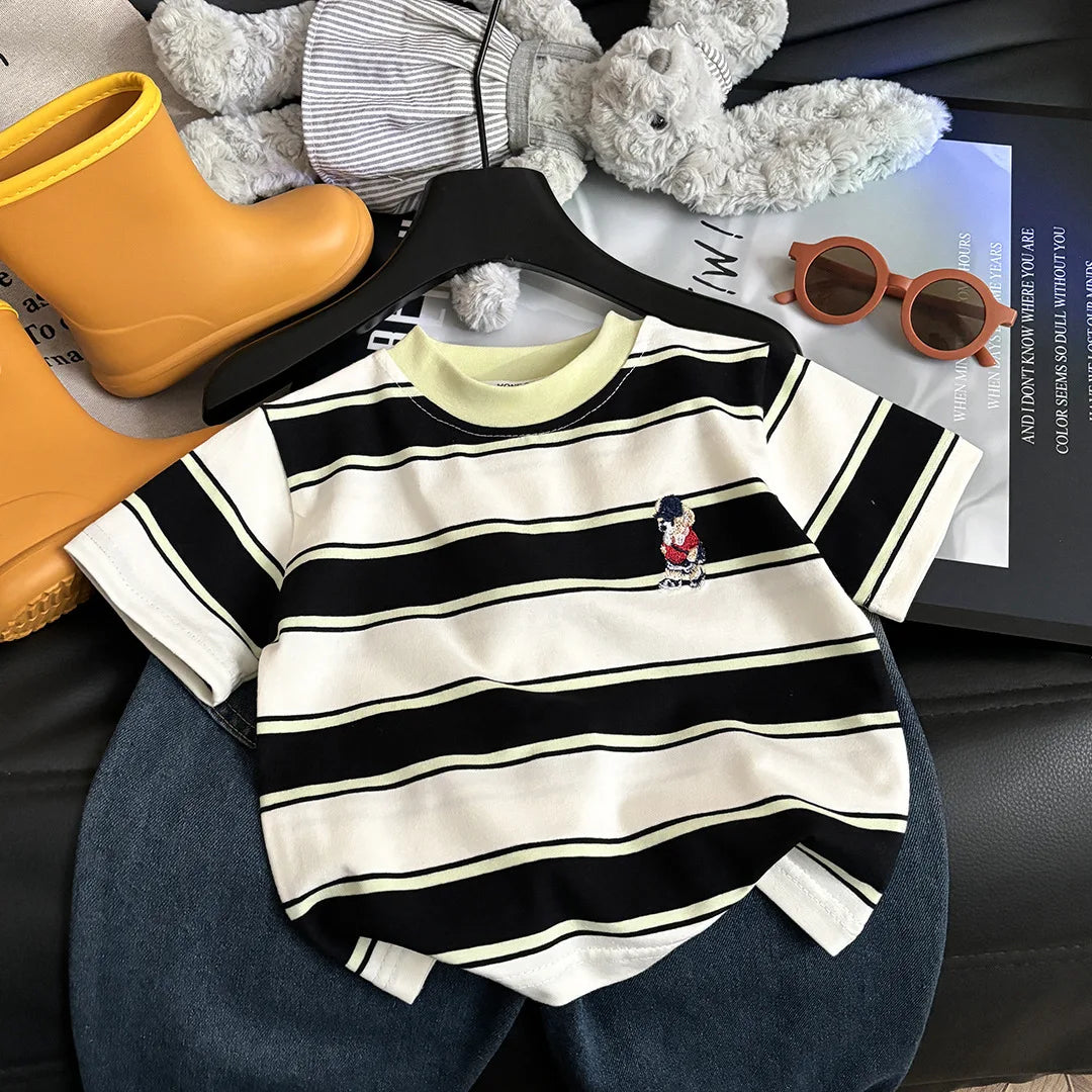 Stripe Short Sleeve T-shirt
