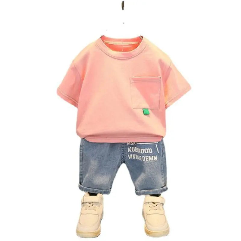 Vintage Jean Short Set