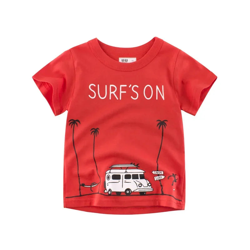 Short Sleeve Graffiti Print tshirts