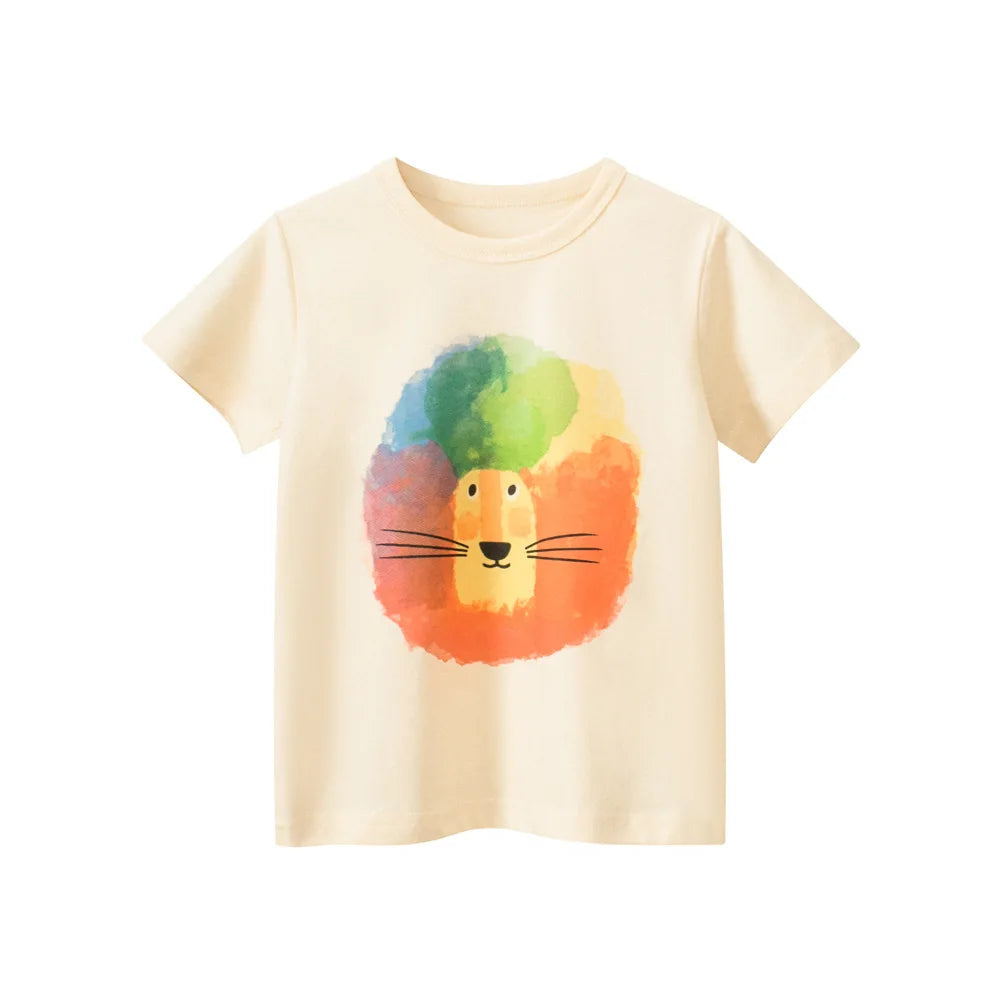Short Sleeve Graffiti Print tshirts