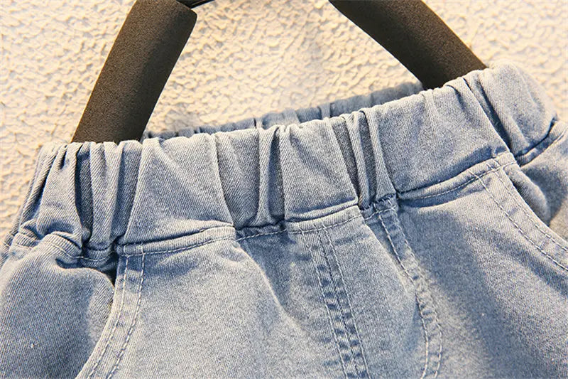 Vintage Jean Short Set