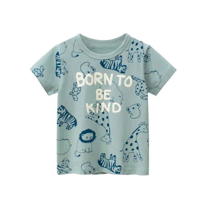 Short Sleeve Graffiti Print tshirts