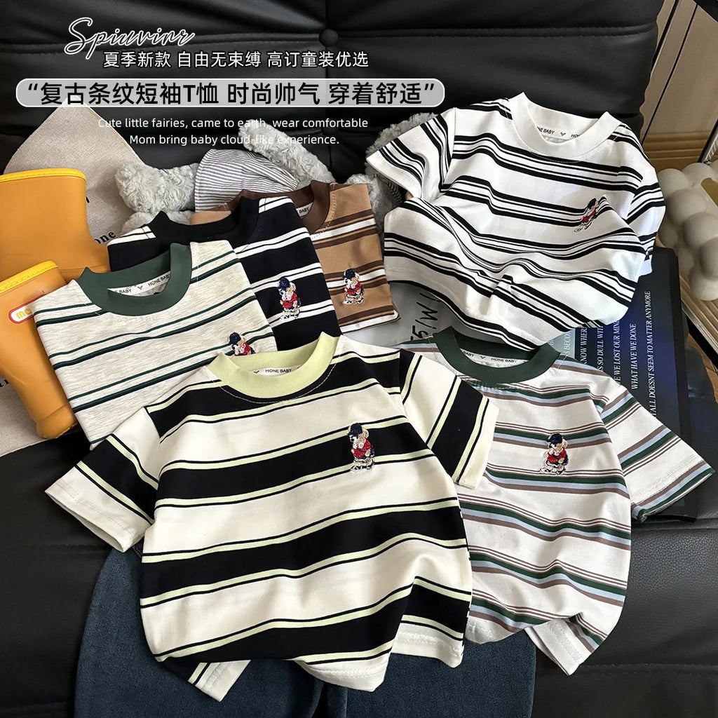 Stripe Short Sleeve T-shirt