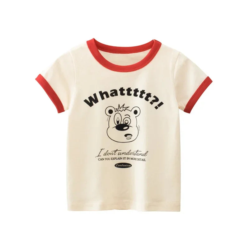 Short Sleeve Graffiti Print tshirts