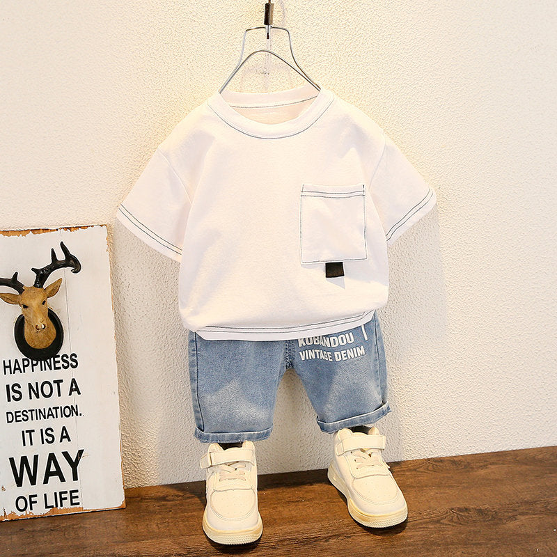 Vintage Jean Short Set