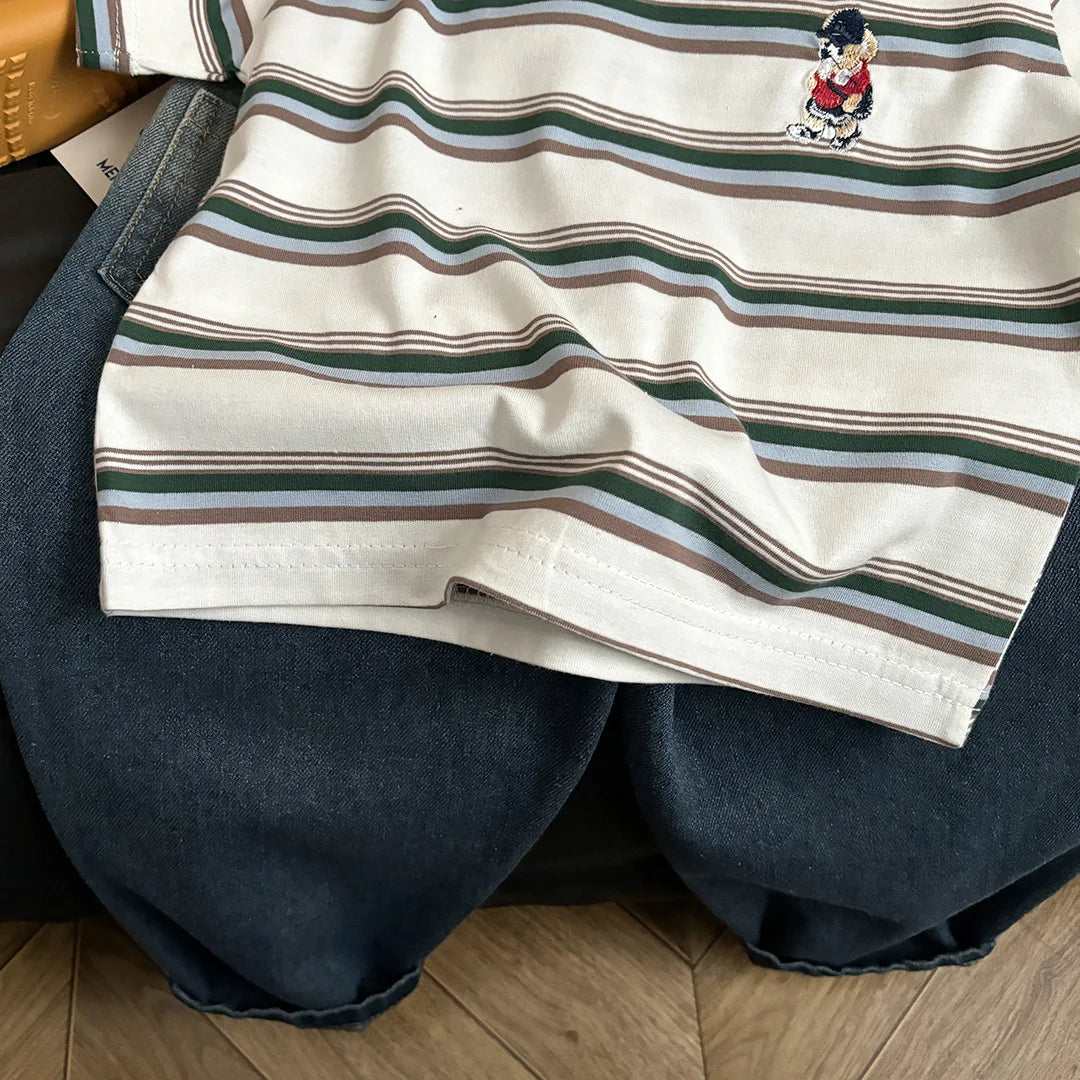Stripe Short Sleeve T-shirt