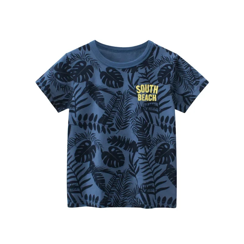 Short Sleeve Graffiti Print tshirts