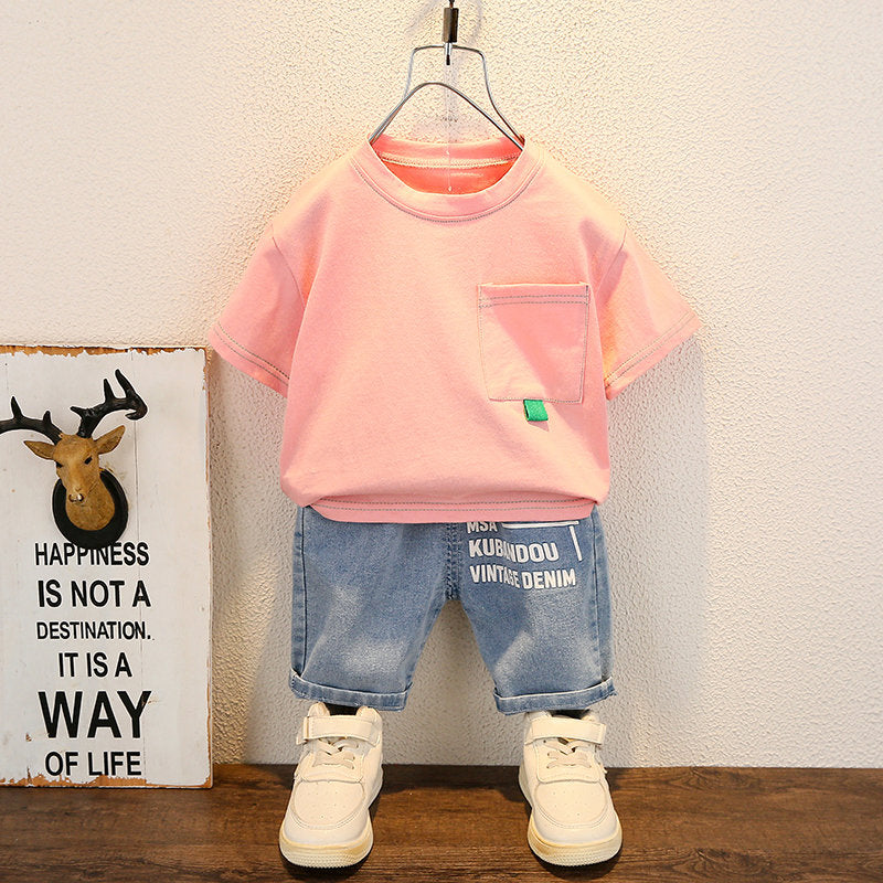 Vintage Jean Short Set