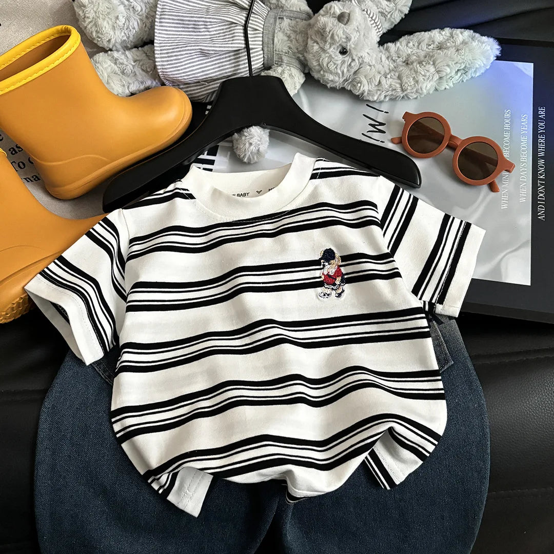 Stripe Short Sleeve T-shirt