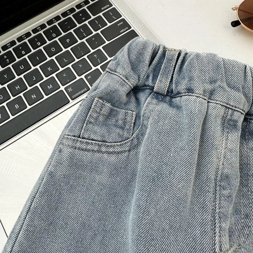 Apple Patch Jeans