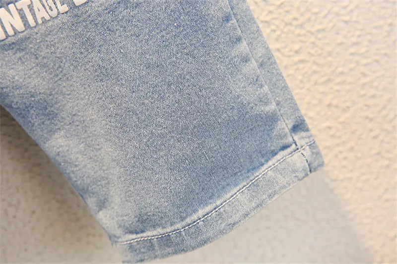 Vintage Jean Short Set