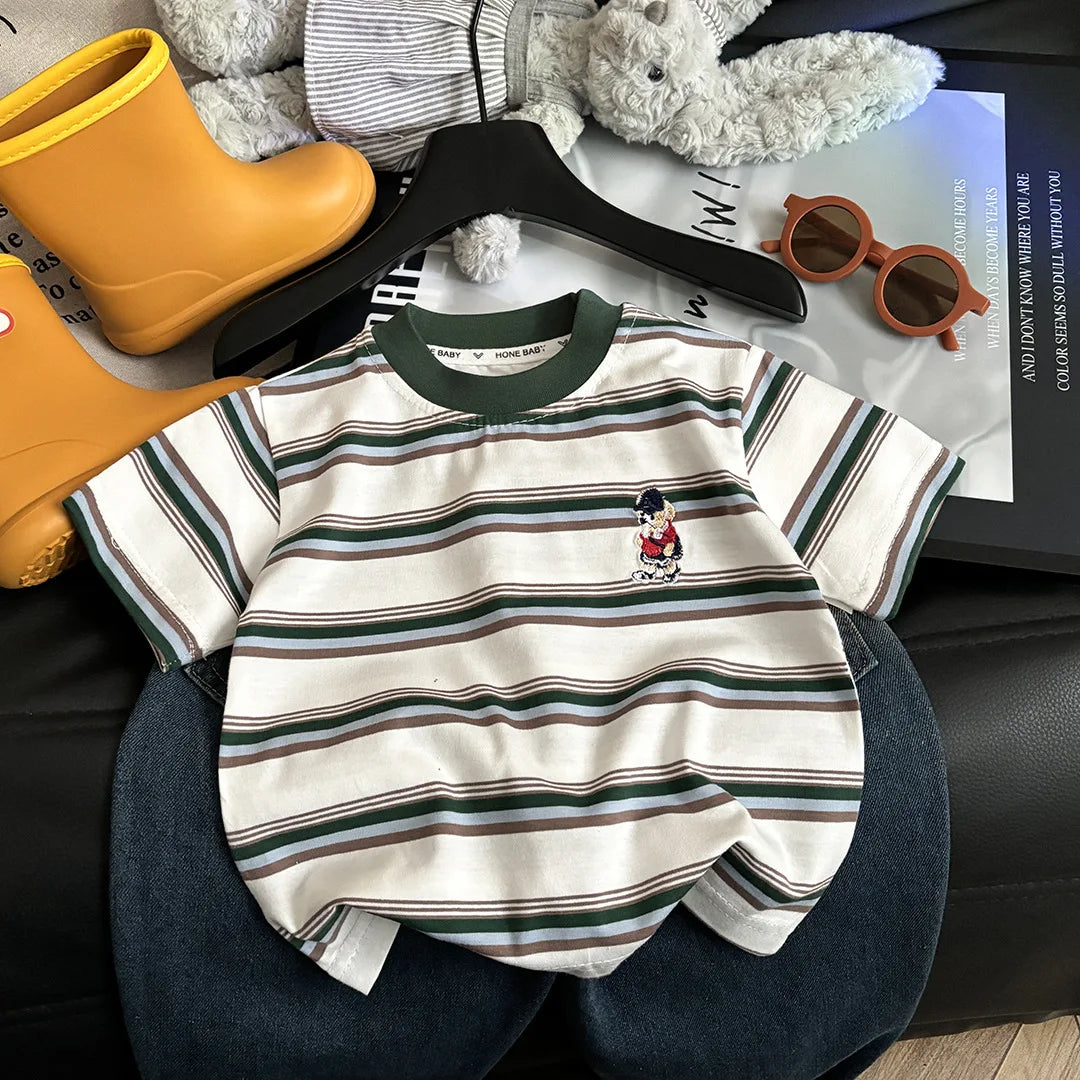 Stripe Short Sleeve T-shirt