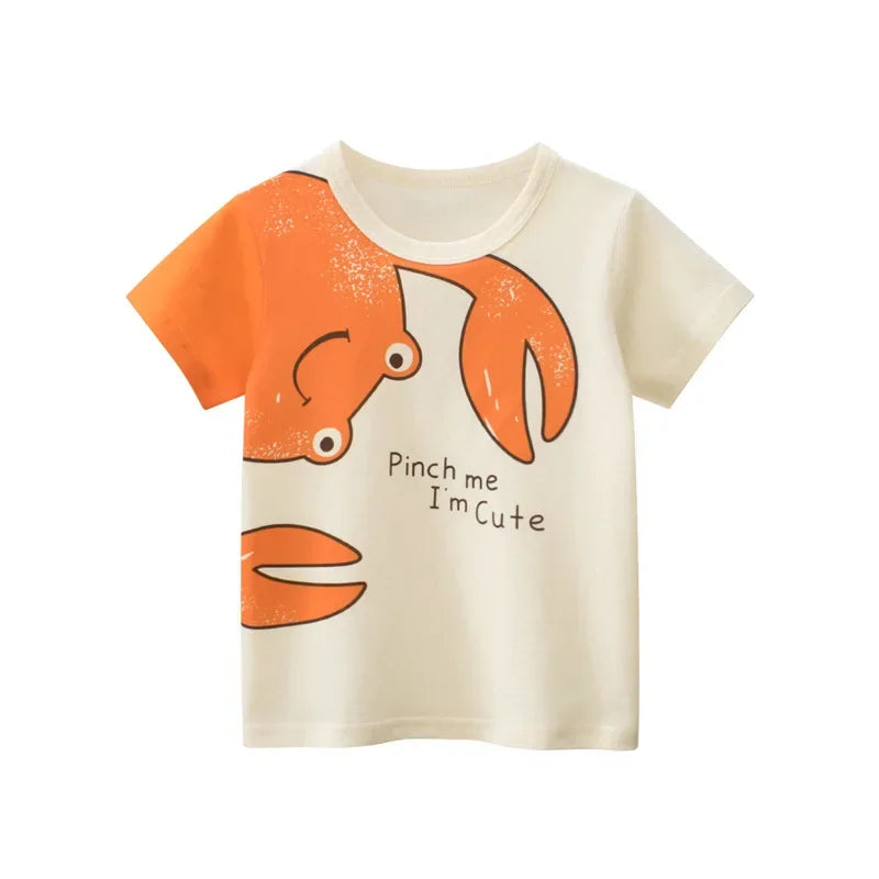 Short Sleeve Graffiti Print tshirts