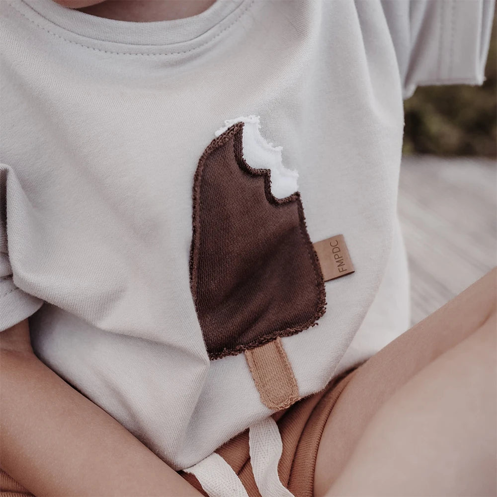 Summer Top Short Sleeve Cotton T Shirt Set