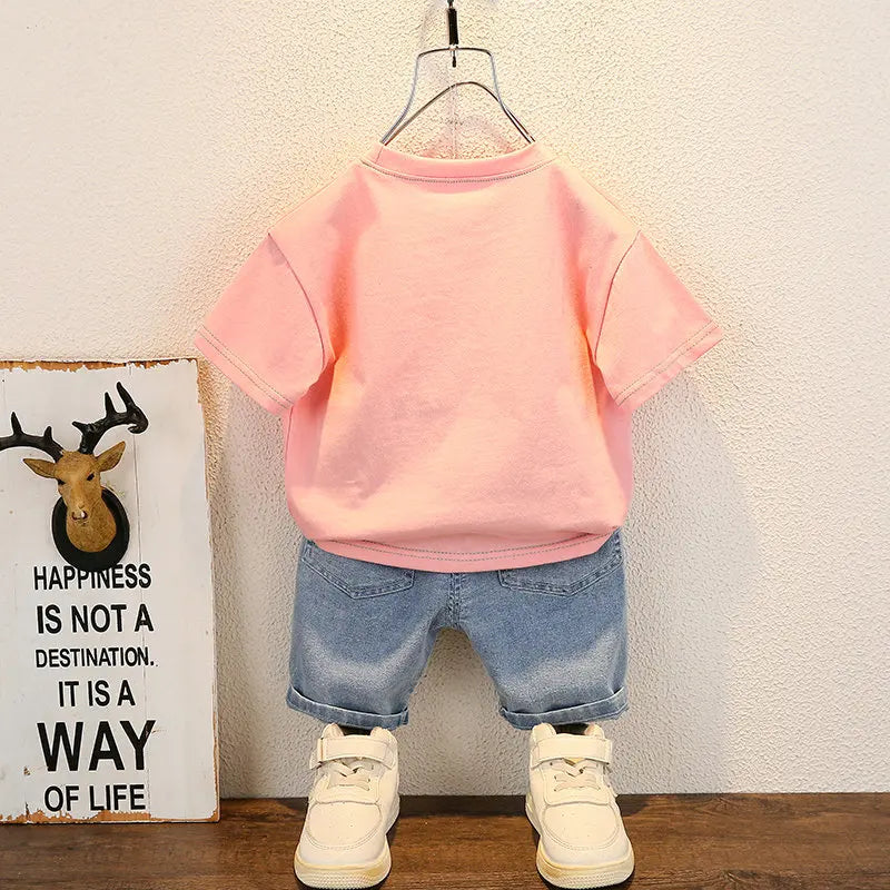 Vintage Jean Short Set
