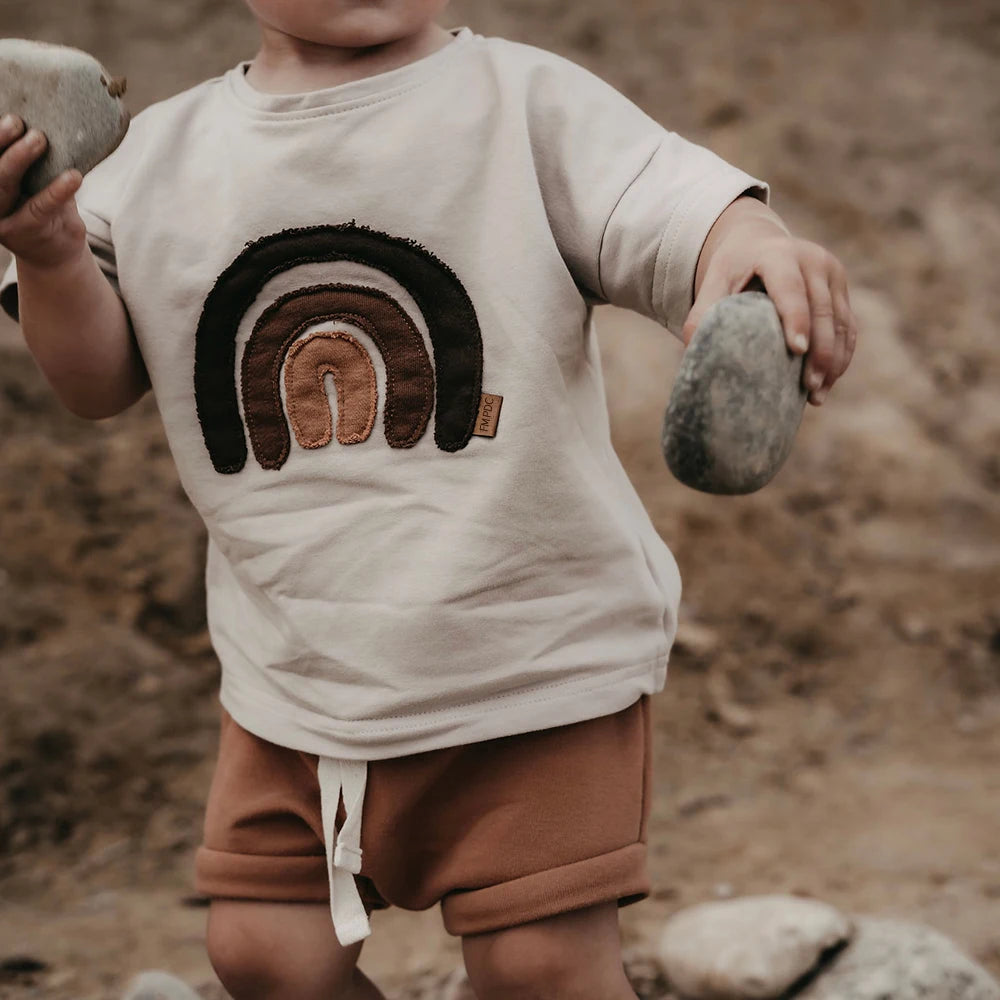Summer Top Short Sleeve Cotton T Shirt Set