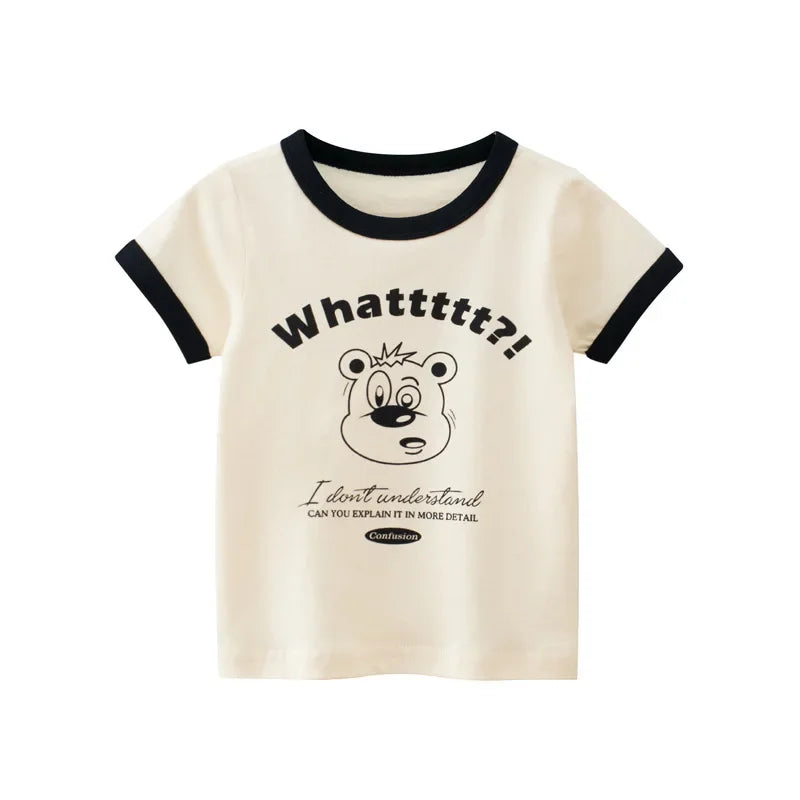 Short Sleeve Graffiti Print tshirts