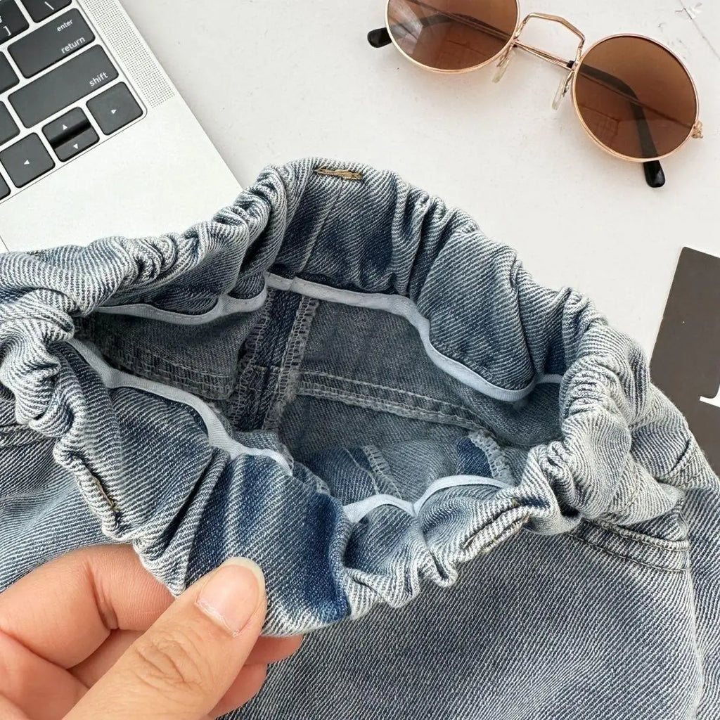 Apple Patch Jeans
