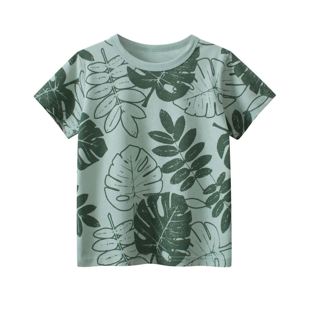 Short Sleeve Graffiti Print tshirts