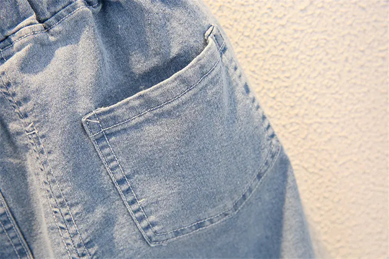 Vintage Jean Short Set
