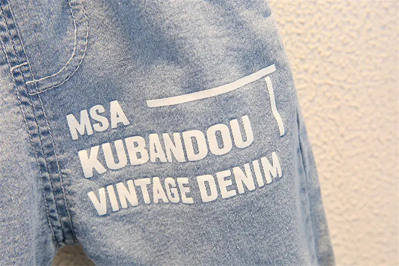 Vintage Jean Short Set